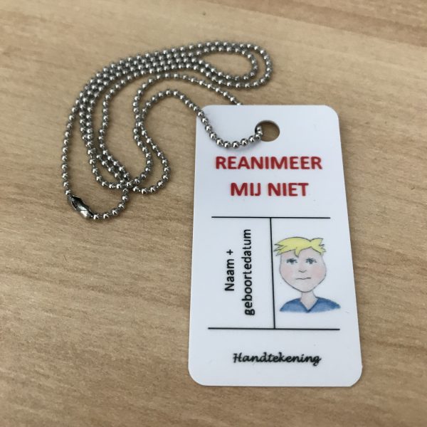 Reanimeer mij niet penning