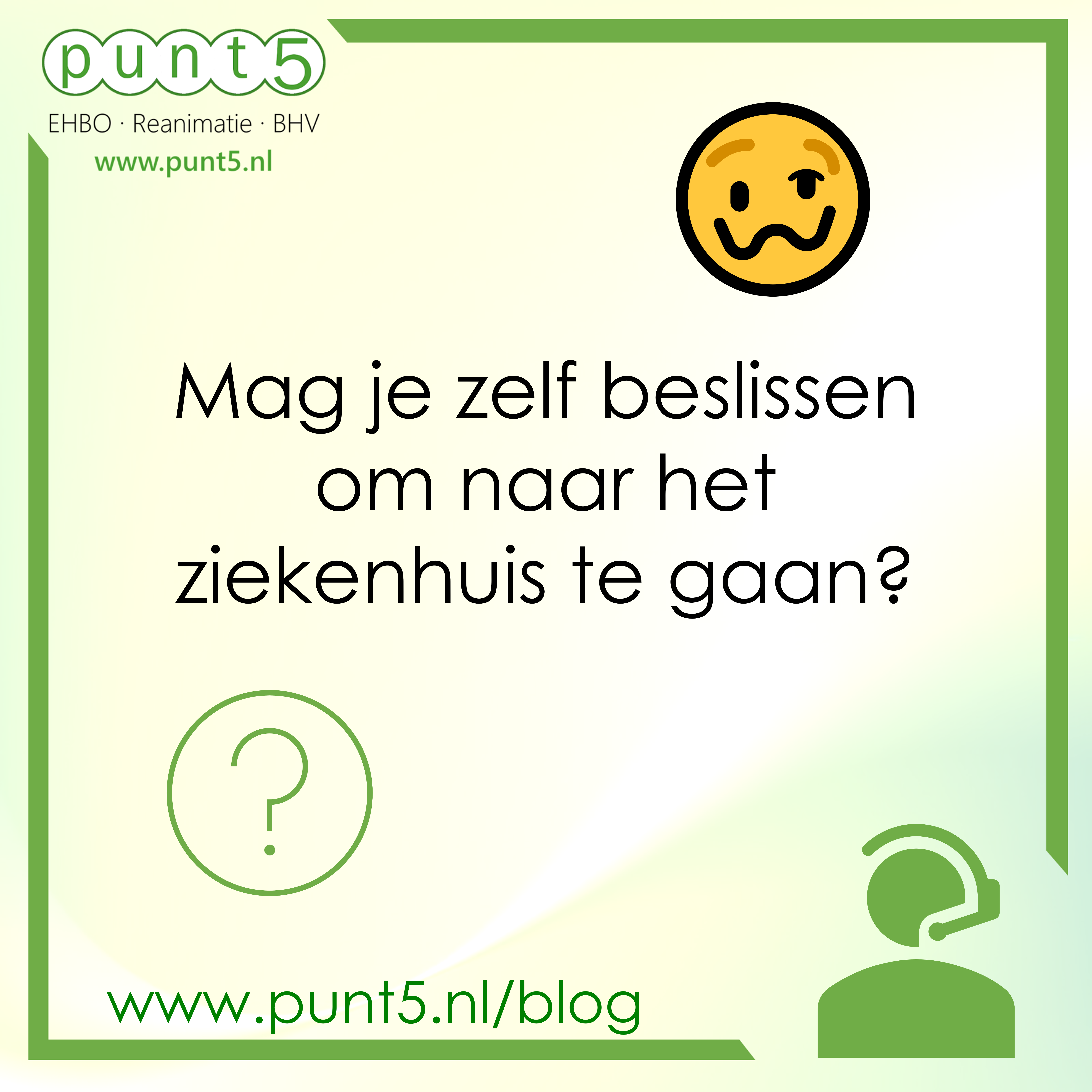 Mag je zo naar het ziekenhuis rijden??