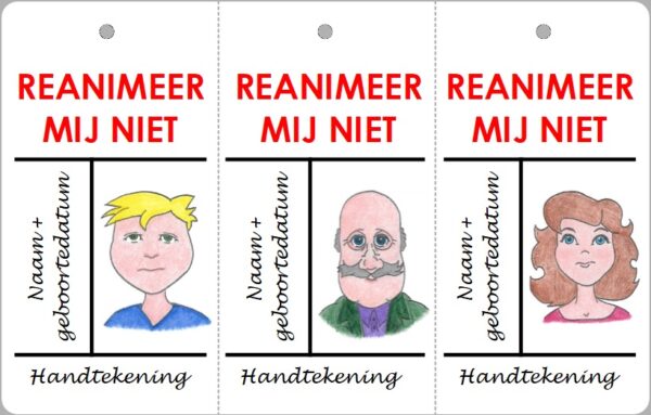 Reanimeer mij niet penning